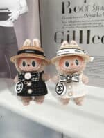 LABUBU Clothes Chanel Camellia Black and White Outift (1)
