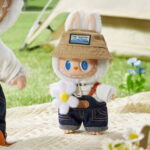 Labubu Fall In Wild Series vinyl plush doll pendant blind box 17cm front view (4)